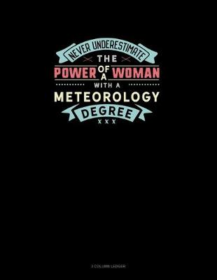 Book cover for Never Underestimate The Power Of A Woman With A Meteorology Degree