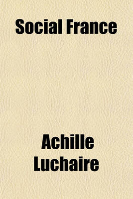 Book cover for Social France