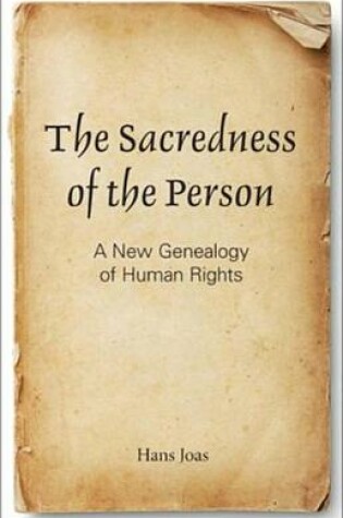 Cover of The Sacredness of the Person