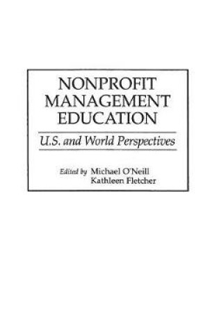 Cover of Nonprofit Management Education