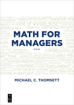 Book cover for Math for Managers