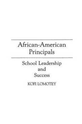 Cover of African-American Principals