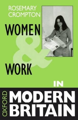 Cover of Women and Work in Modern Britain