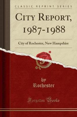 Book cover for City Report, 1987-1988