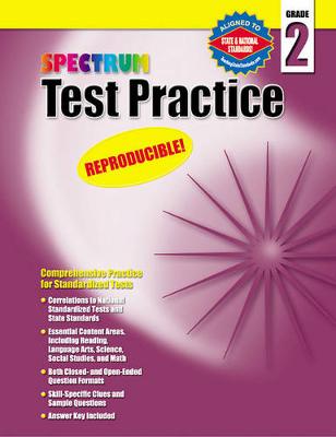 Book cover for Test Practice, Grade 2