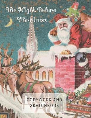 Book cover for The Night Before Christmas Copywork and Sketchbook