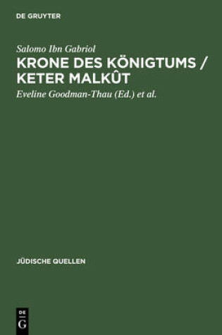 Cover of Krone Des Koenigtums / Keter Malkut