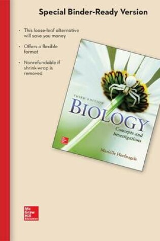 Cover of Loose Leaf Version for Biology: Concepts and Investigations