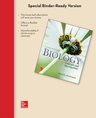 Book cover for Loose Leaf Version for Biology: Concepts and Investigations