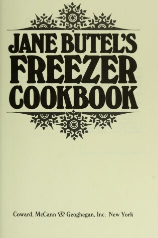 Cover of Freezer Cookbook