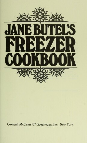 Book cover for Freezer Cookbook