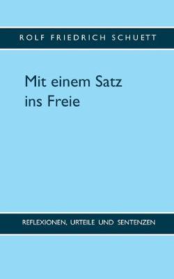 Book cover for Mit einem Satz ins Freie