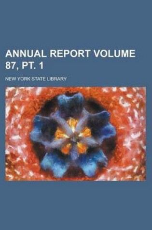 Cover of Annual Report Volume 87, PT. 1