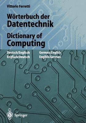 Book cover for Woerterbuch Der Datentechnik / Dictionary of Computing