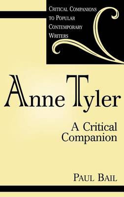 Book cover for Anne Tyler: A Critical Companion