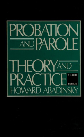 Book cover for Probation Parole