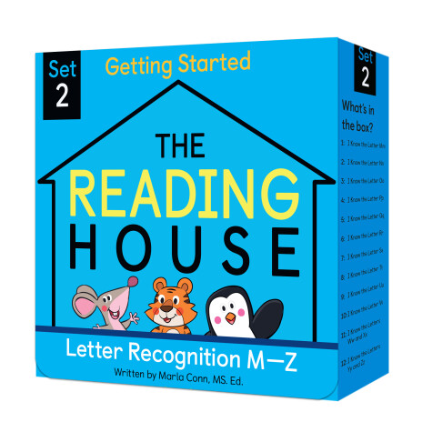 Book cover for The Reading House Set 2: Letter Recognition M-Z