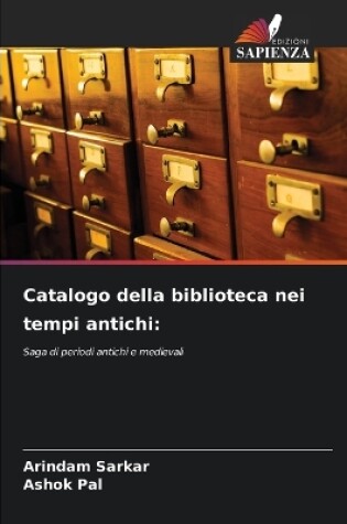 Cover of Catalogo della biblioteca nei tempi antichi