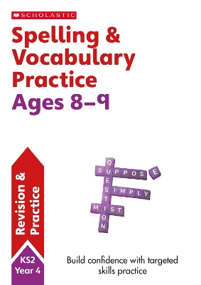 Cover of Spelling and Vocabulary Practice Ages 8-9