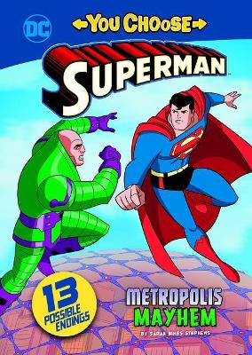 Book cover for Superman: Metropolis Mayhem