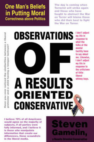 Cover of Observations of a Results Oriented Conservative