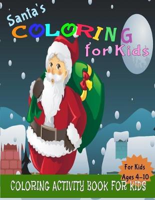 Book cover for Santa's Coloring Book for Kids