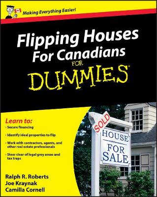 Book cover for Flipping Houses For Canadians For Dummies