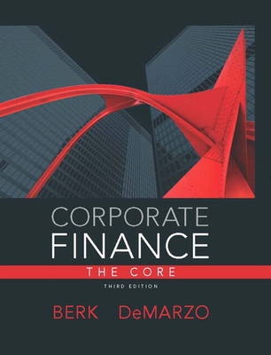 Book cover for Corporate Finance, The Core