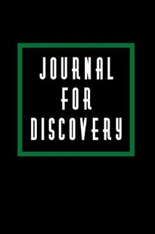 Cover of Journal For Discovery