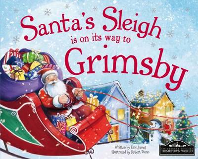 Book cover for Santa's Sleigh is on its Way to Grimsby