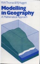 Cover of Modeling in Geography