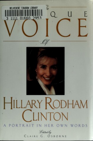 Cover of The Unique Voice of Hillary Rodham Clinton