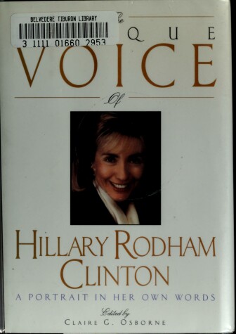 Book cover for The Unique Voice of Hillary Rodham Clinton