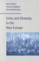 Book cover for Unity and Diversity in the New Europe