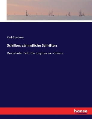 Book cover for Schillers sämmtliche Schriften