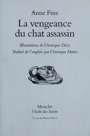 Book cover for La Vengeance Du Chat Assassin