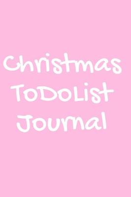 Book cover for Christmas ToDoList Journal