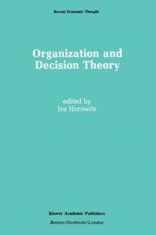 Cover of Organization and Decision Theory