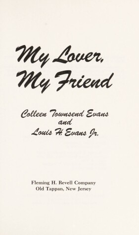 Book cover for My Lover, My Friend