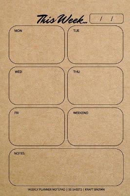 Cover of Weekly Planner Notepad