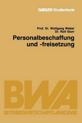 Book cover for Personalbeschaffung und -freisetzung