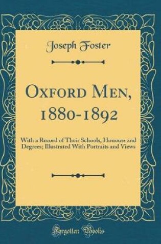 Cover of Oxford Men, 1880-1892