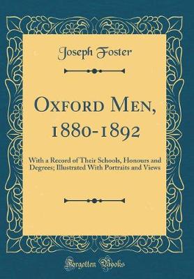 Book cover for Oxford Men, 1880-1892