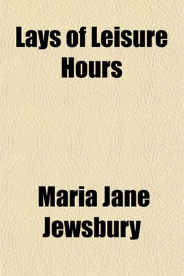 Book cover for Lays of Leisure Hours