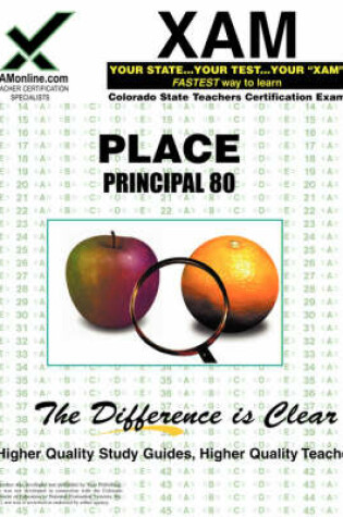 Cover of Place Principal 80 Teacher Certification Test Prep Study Guide