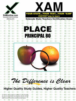 Book cover for Place Principal 80 Teacher Certification Test Prep Study Guide