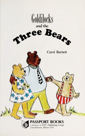 Book cover for Goldilocks and the Three Bears