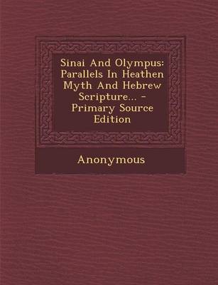 Book cover for Sinai and Olympus