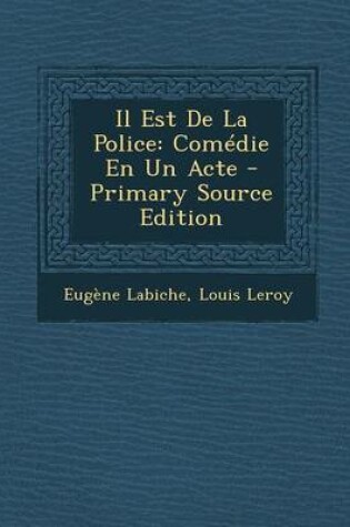 Cover of Il Est de La Police
