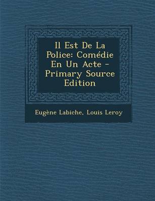 Book cover for Il Est de La Police
